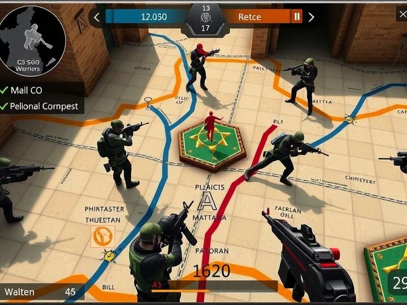 Indian CS GO Warriors gameplay screenshot showing tactical combat